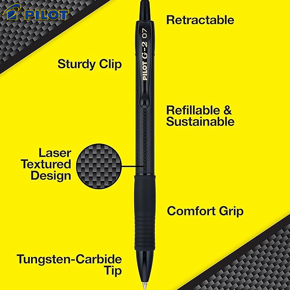 Pilot Pen G2 - Neuer Japan Pilot Gelschreiber G2 Black
