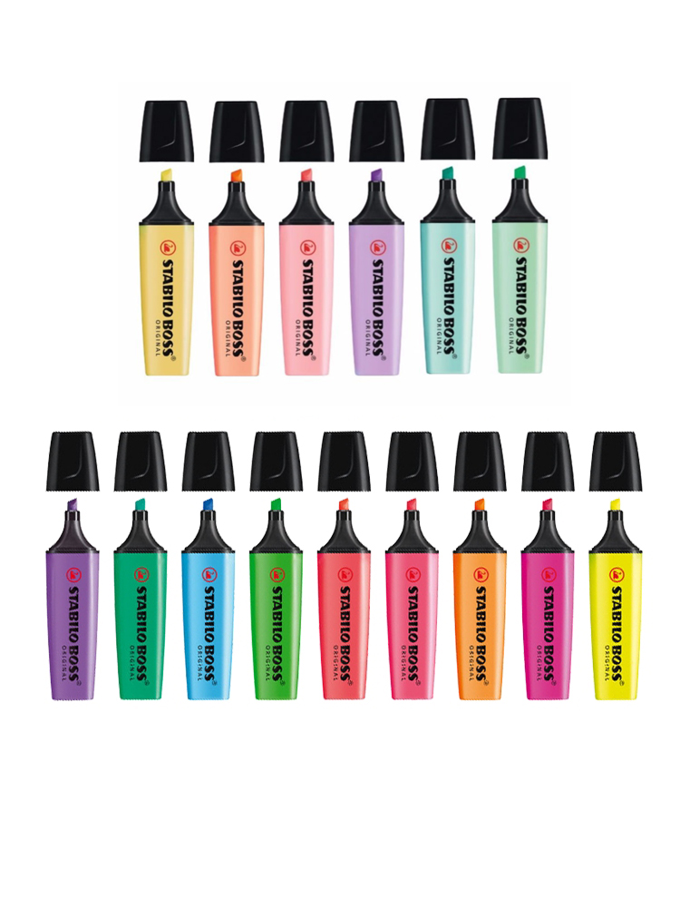 Stabilo Marker Boss - STABILO BOSS ORIGINAL Pastell Highlighter Stifte