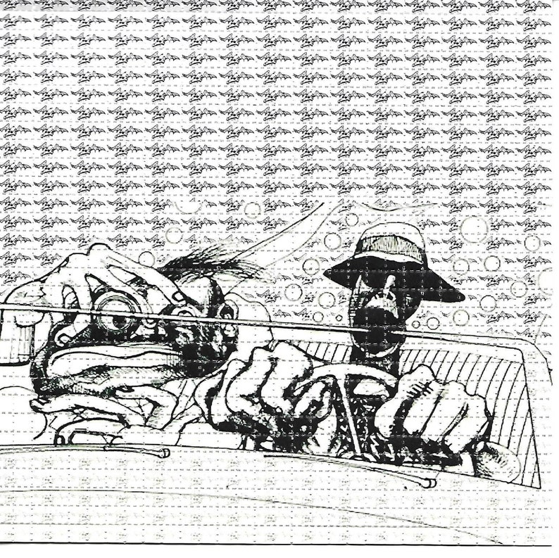Ink Blotter Paper - Hunter In Vegas Psychedelic LSD/Säure Freies