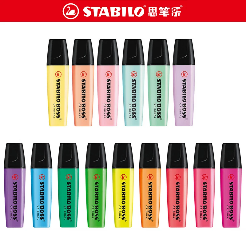 Stabilo Marker Boss - 5/9/14 Farben STABILO Textmarker Zeichenstift Markierstift