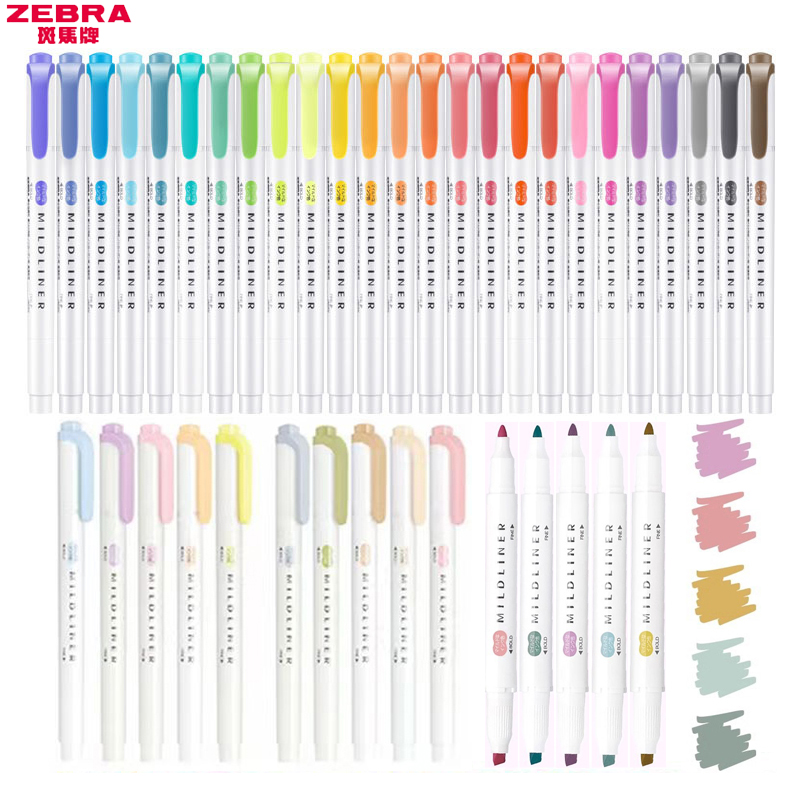 Zebra Pen Mildliner - 1/3 Stück ZEBRA MILDLINER WKT7 Textmarker,