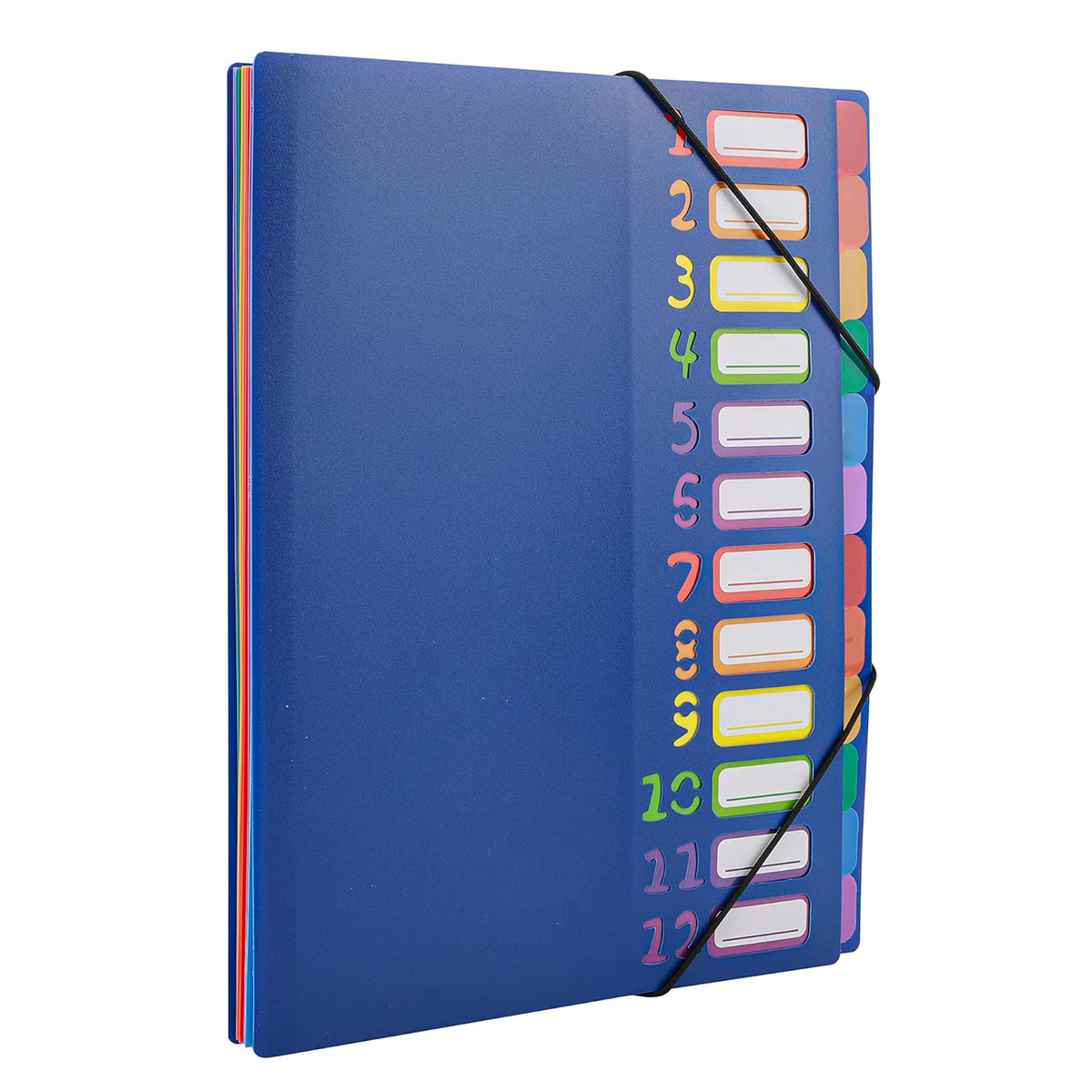 Tab Divider A4 - Erweiterbarer Aktenordner mit Regenbogenregister im A4-Format