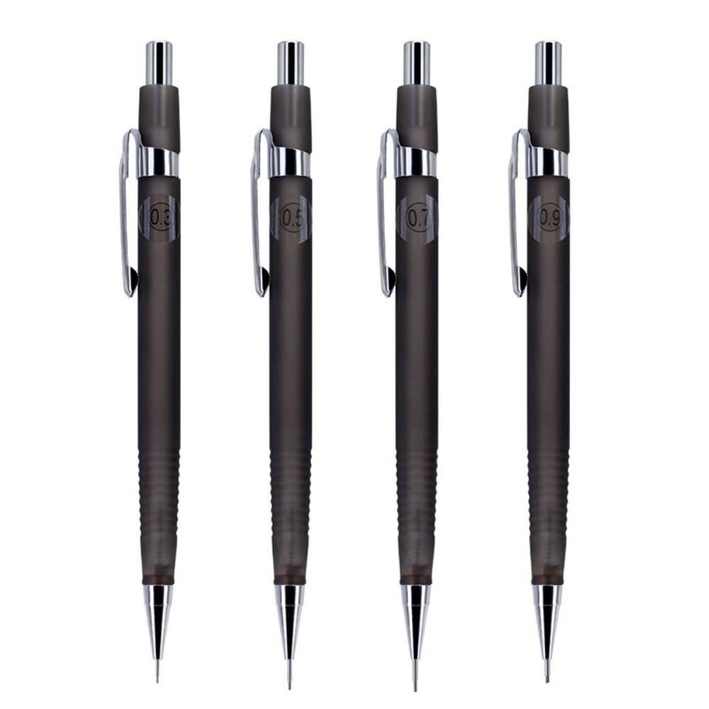 Mechanical Pencil 0.3 - Neuer 0,3/0,5/0,7/0,9mm Druckbleistift mit integriertem Radiergummi,