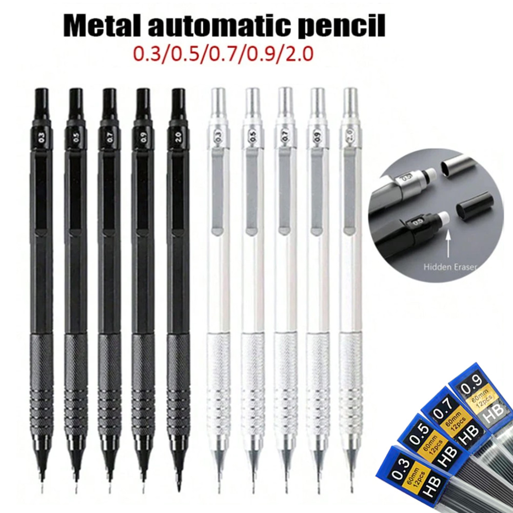 Ganzmetall-Druckbleistift mit  – Mechanical Pencil 0.3 Bewertung und Preis