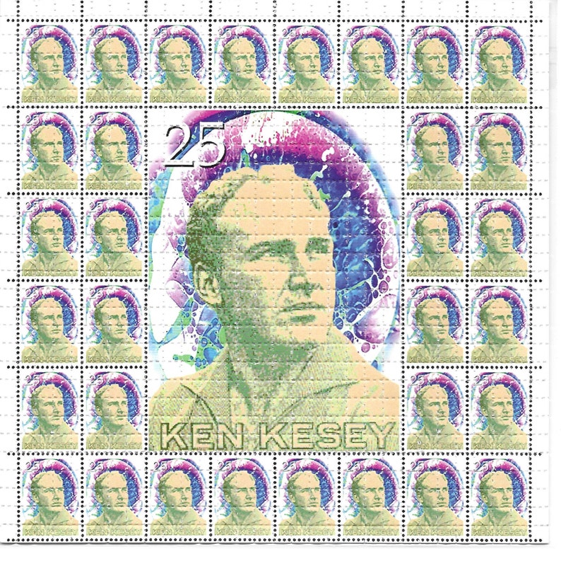 Kesey Stamps Psychedelic LSD A – Ink Blotter Paper Bewertung und Preis