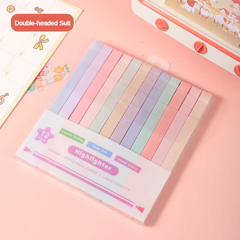 12 Teile/satz Doppel Spitze Te – Stabilo Marker Boss Bewertung und Preis