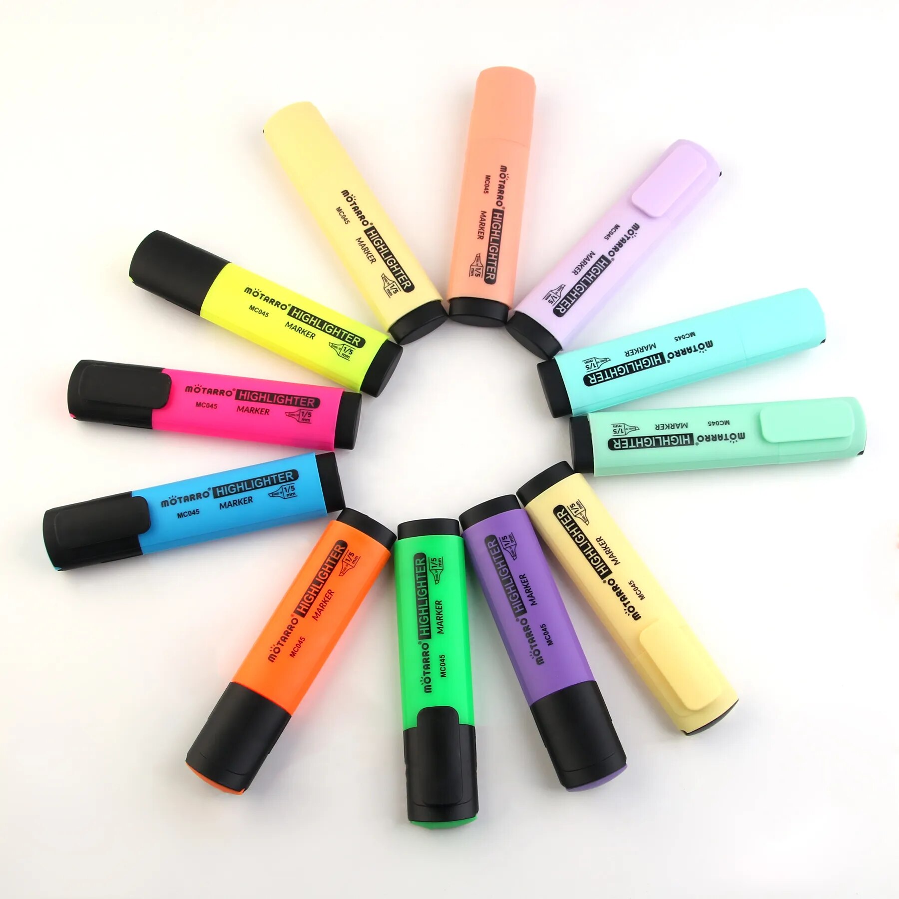 MOTARRO 12 Stück PVC-Box-Marke – Stabilo Marker Boss Bewertung und Preis