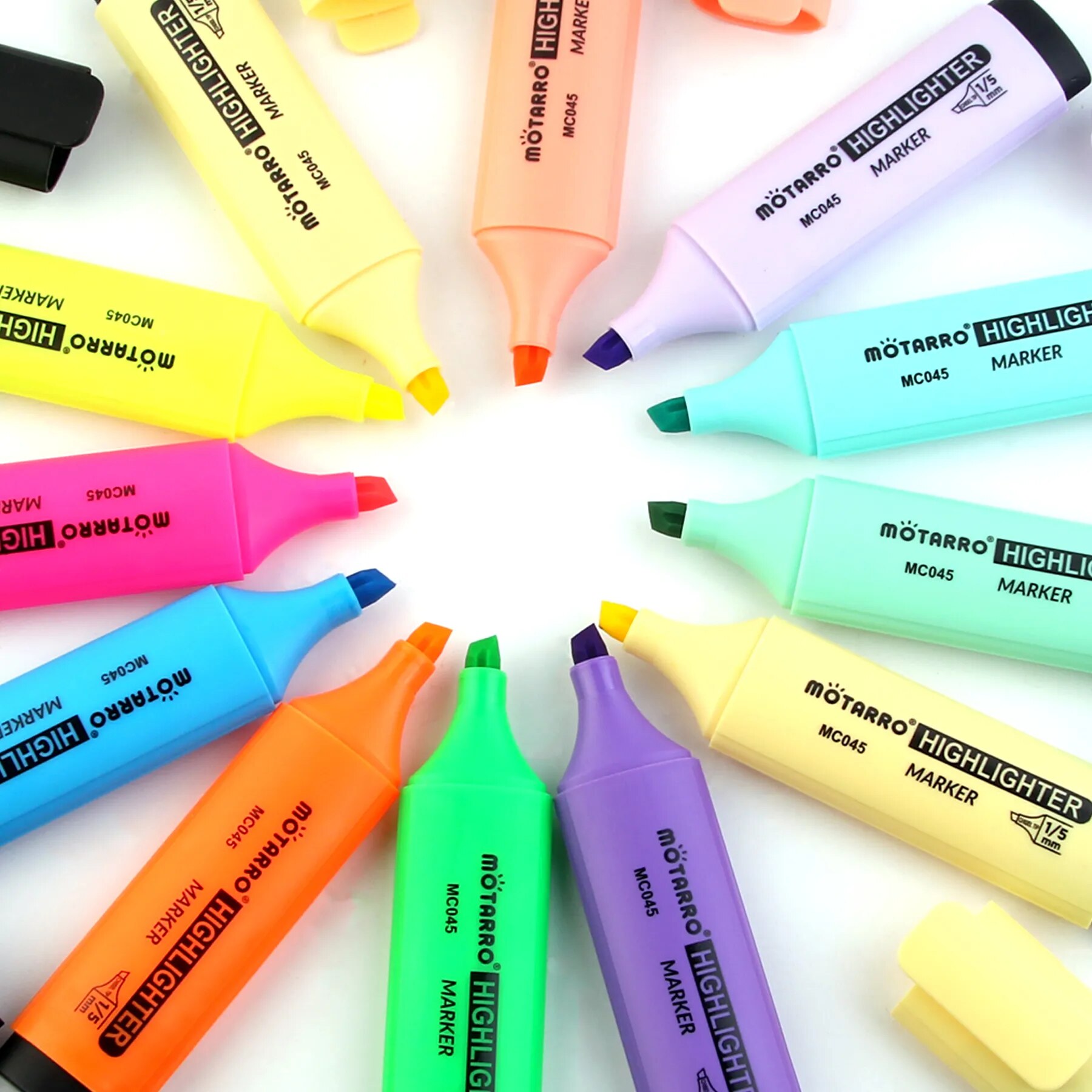 MOTARRO 12 Stück PVC-Box-Marke – Stabilo Marker Boss Bewertung und Preis