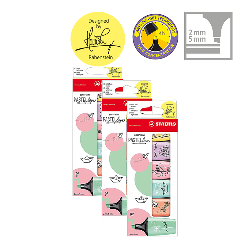 STABILO BOSS MINI Pastellove – – Stabilo Marker Boss Bewertung und Preis