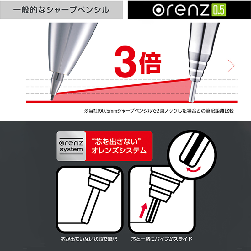 1pc Pentel Orenz Druck bleisti – Mechanical Pencil 0.3 Bewertung und Preis