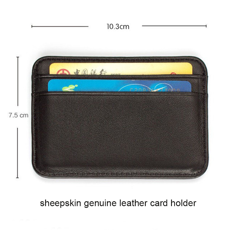 Visitenkartenetui aus echtem L – Index Card Holder Bewertung und Preis