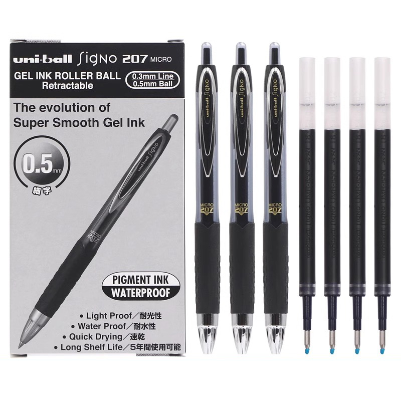uni-ball 61256 Signo Gel 207 R – Pentel Pen Energel Bewertung und Preis