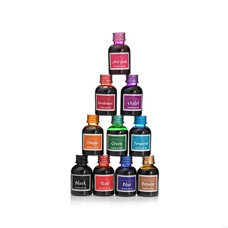 10 farben 1 Flasche Reine Bunt – Fountain Pen Bottled Ink Bewertung und Preis
