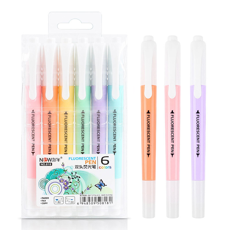 6 Teile/satz Doppel Kopf Fluor – Stabilo Marker Boss Bewertung und Preis